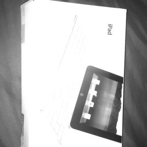 iPad keyboard.